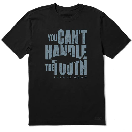 Life is Good Men's Can't Handle the Tooth Stack Short Sleeve Tee-Men's - Clothing - Tops-Life is Good-Appalachian Outfitters