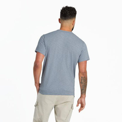 Life is Good Men's Favorite Passenger Textured Slub Tee-Men's - Clothing - Tops-Life is Good-Appalachian Outfitters