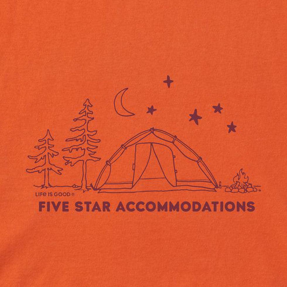 Life is Good Men's Five Star Camp Crusher-Lite Tee-Men's - Clothing - Tops-Life is Good-Appalachian Outfitters