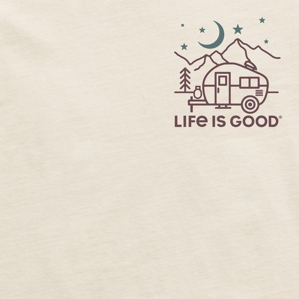 Life is Good Men's Go Places Camper Compass Crusher Tee-Men's - Clothing - Tops-Life is Good-Appalachian Outfitters