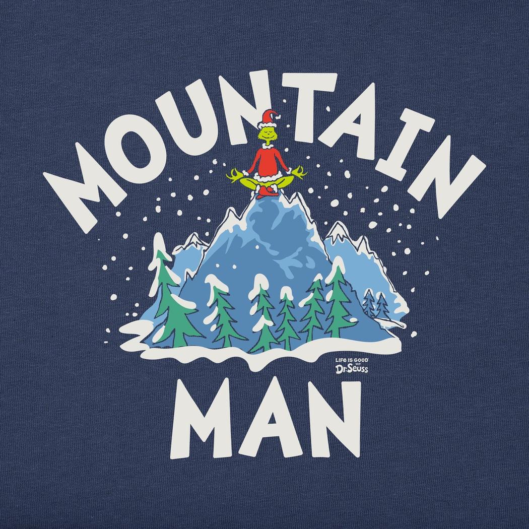 Life is Good Men's Grinch Mountain Man Long Sleeve Crusher Tee-Men's - Clothing - Tops-Life is Good-Appalachian Outfitters