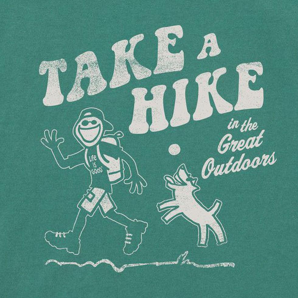 Men's Short Sleeve Crusher-Lite Tee Great Outdoor Hike Jake-Men's - Clothing - Tops-Life is Good-Appalachian Outfitters