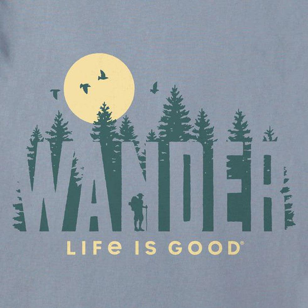 Life is Good Men's Short Sleeve Wander Forest-Men's - Clothing - Tops-Life is Good-Appalachian Outfitters
