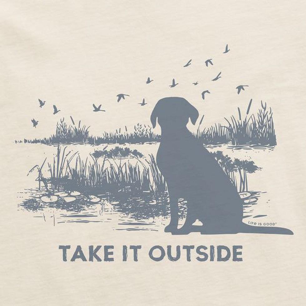 Life is Good Men's Take It Outside Marsh Short Sleeve-Men's - Clothing - Tops-Life is Good-Appalachian Outfitters