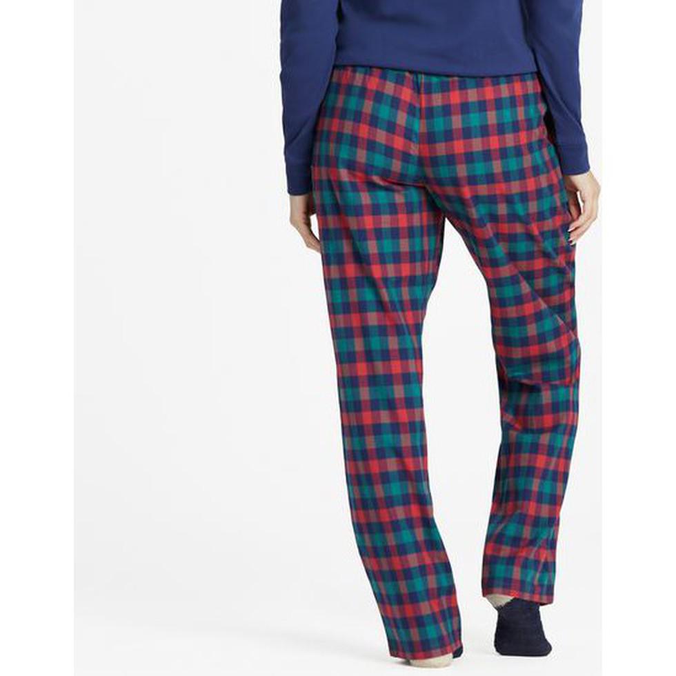 Women's Classic Sleep Pant Holiday Red Check-Women's - Clothing - Bottoms-Life is Good-Appalachian Outfitters