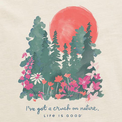 Life is Good Women's Crush On Nature 4 Wildflowers-Women's - Clothing - Tops-Life is Good-Appalachian Outfitters