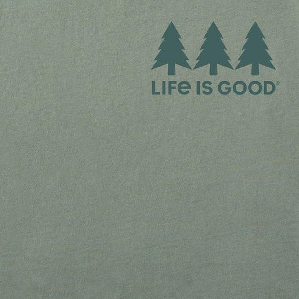 Women's Short Sleeve Crusher Tee Trees Please-Women's - Clothing - Tops-Life is Good-Appalachian Outfitters