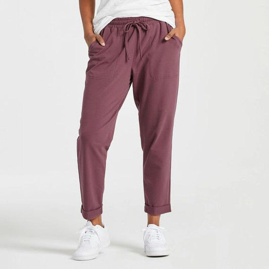 Life is Good Women's Solid Crusher-Flex Pant-Women's - Clothing - Bottoms-Life is Good-MahoganyBrown-S-Appalachian Outfitters