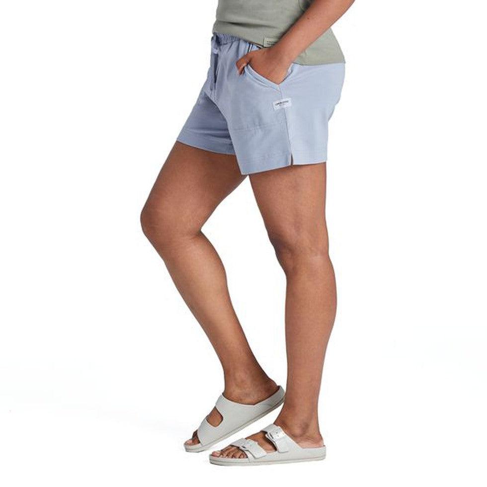 Life is Good Women's Solid Crusher-Flex Shorts-Women's - Clothing - Bottoms-Life is Good-Appalachian Outfitters