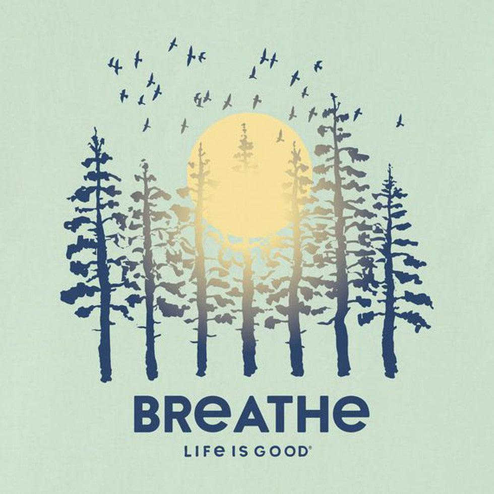 Life is Good Womne's Breathe Forest Crusher-Lite Tee-Women's - Clothing - Tops-Life is Good-Appalachian Outfitters