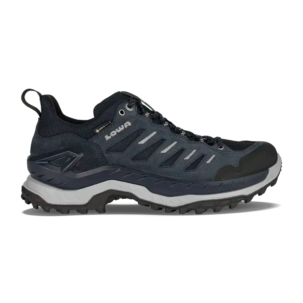 Lowa Innovo GTX Lo-Men's - Footwear - Shoes-Lowa-Navy/Grey-Regular-8-Appalachian Outfitters
