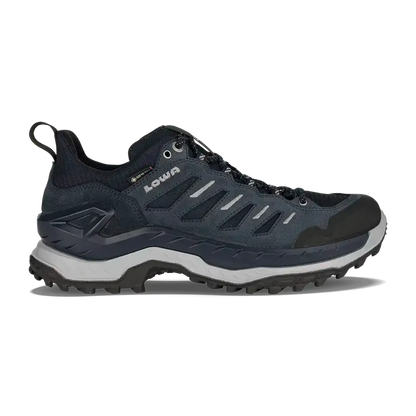 Lowa Innovo GTX Lo-Men's - Footwear - Shoes-Lowa-Navy/Grey-Regular-8-Appalachian Outfitters