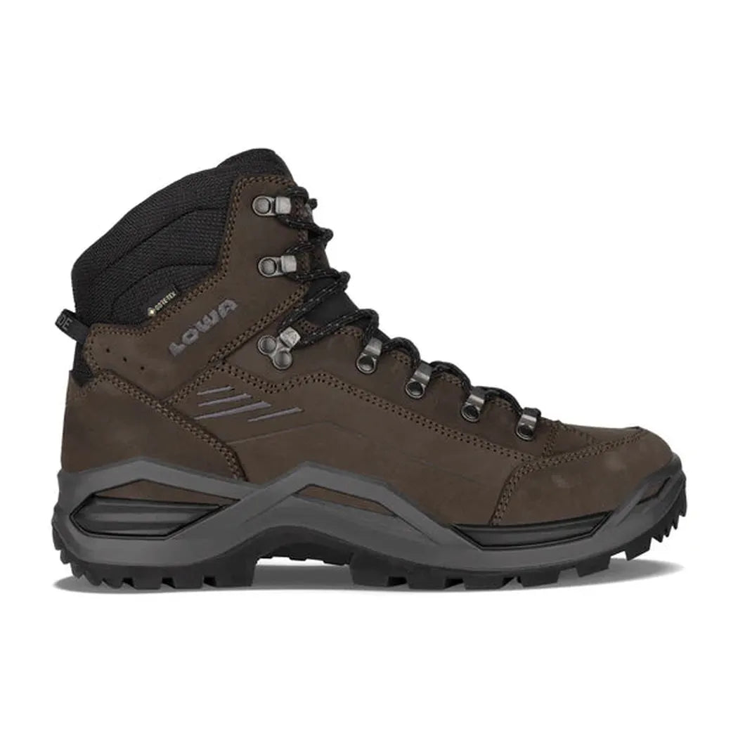 Lowa Men's Renegade EVO GTX Mid-Men's - Footwear - Boots-Lowa-Dark Brown/Black-Regular-8-Appalachian Outfitters
