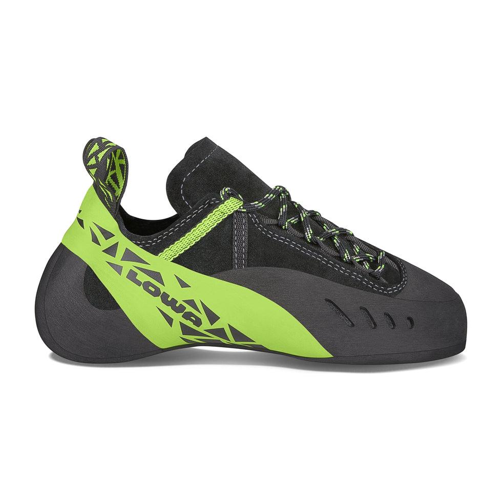 Men's Rocket Lace-Climbing - Climbing Shoes-Lowa-Anthracite/Lime-6-Appalachian Outfitters
