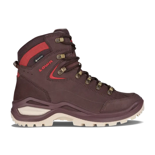 Lowa Women's Renegade EVO GTX Mid-Women's - Footwear - Boots-Lowa-Brown Rose/Clay-Regular-7-Appalachian Outfitters