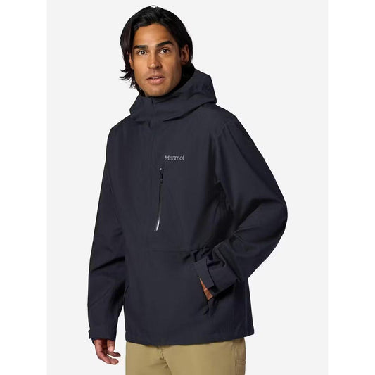 Marmot Men's PreCip Evo Pro Jacket-Men's - Clothing - Jackets & Vests-Marmot-Black-M-Appalachian Outfitters