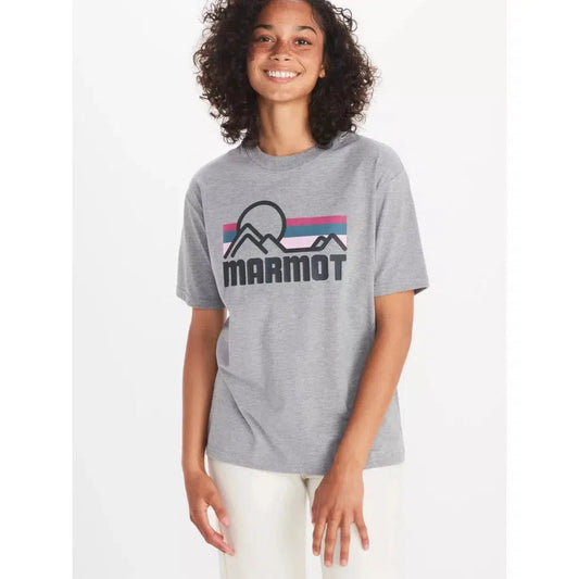 Women's Coastal Tee Short Sleeve-Women's - Clothing - Tops-Marmot-Grey Heather-S-Appalachian Outfitters