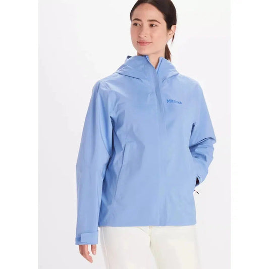 Women's Precip Eco Pro Jacket-Women's - Clothing - Jackets & Vests-Marmot-Getaway Blue-S-Appalachian Outfitters