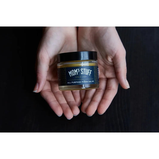 Moms Stuff Salve All Purpose Pinon Salve - Full Size Glass Jar-Health and Safety - Skin Care-Moms Stuff Salve-Appalachian Outfitters
