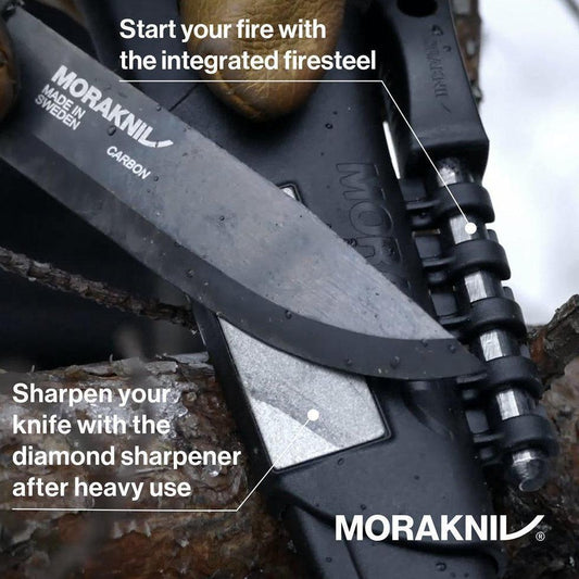Morakniv Bushcraft Black   - knives, sharpeners, axes