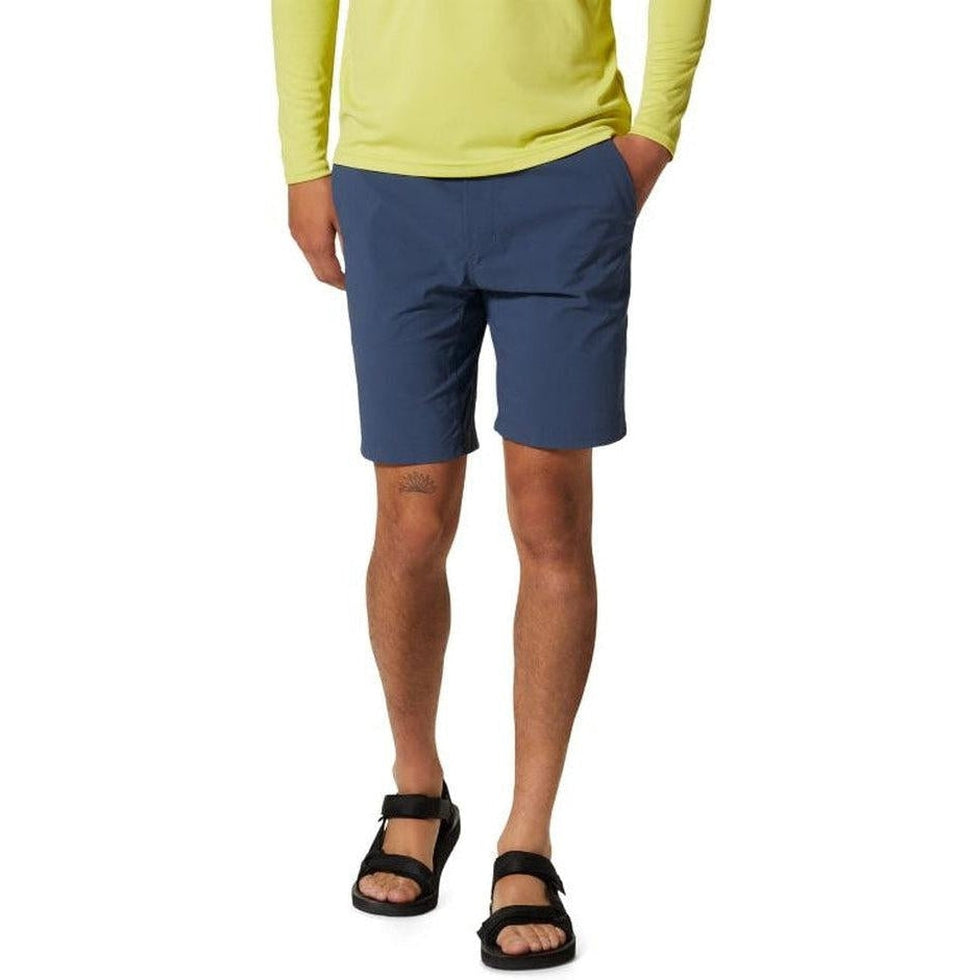 Men's Basin Pull-On Short-Men's - Clothing - Bottoms-Mountain Hardwear-Zinc-S-Appalachian Outfitters