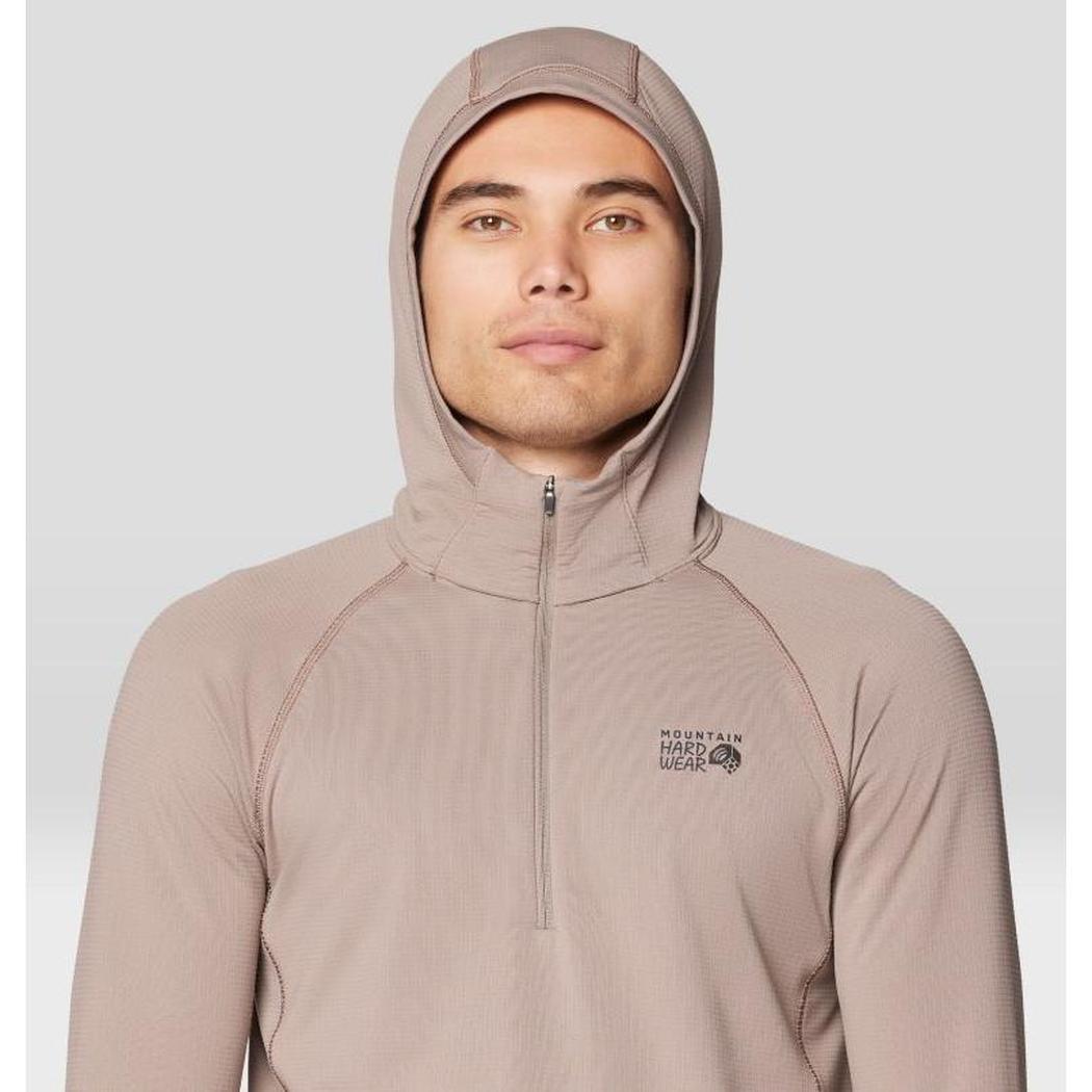 Mountain Hardwear Men's Crater Lake Heavyweight Half Zip Hoody-Men's - Clothing - Tops-Mountain Hardwear-Appalachian Outfitters