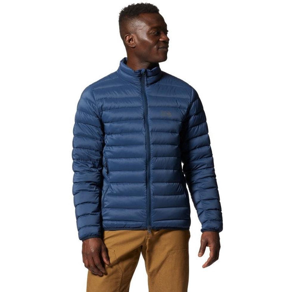 Men's Deloro Down Jacket-Men's - Clothing - Jackets & Vests-Mountain Hardwear-Hardwear Navy-M-Appalachian Outfitters