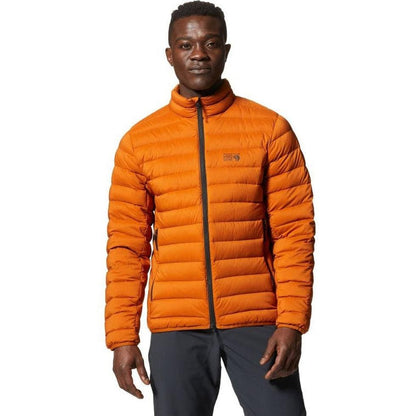 Men's Deloro Down Jacket-Men's - Clothing - Jackets & Vests-Mountain Hardwear-Bright Copper-M-Appalachian Outfitters