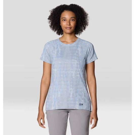 Mountain Hardwear Women's Crater Lake Short Sleeve-Women's - Clothing - Tops-Mountain Hardwear-Glacial Prismatic Print-S-Appalachian Outfitters