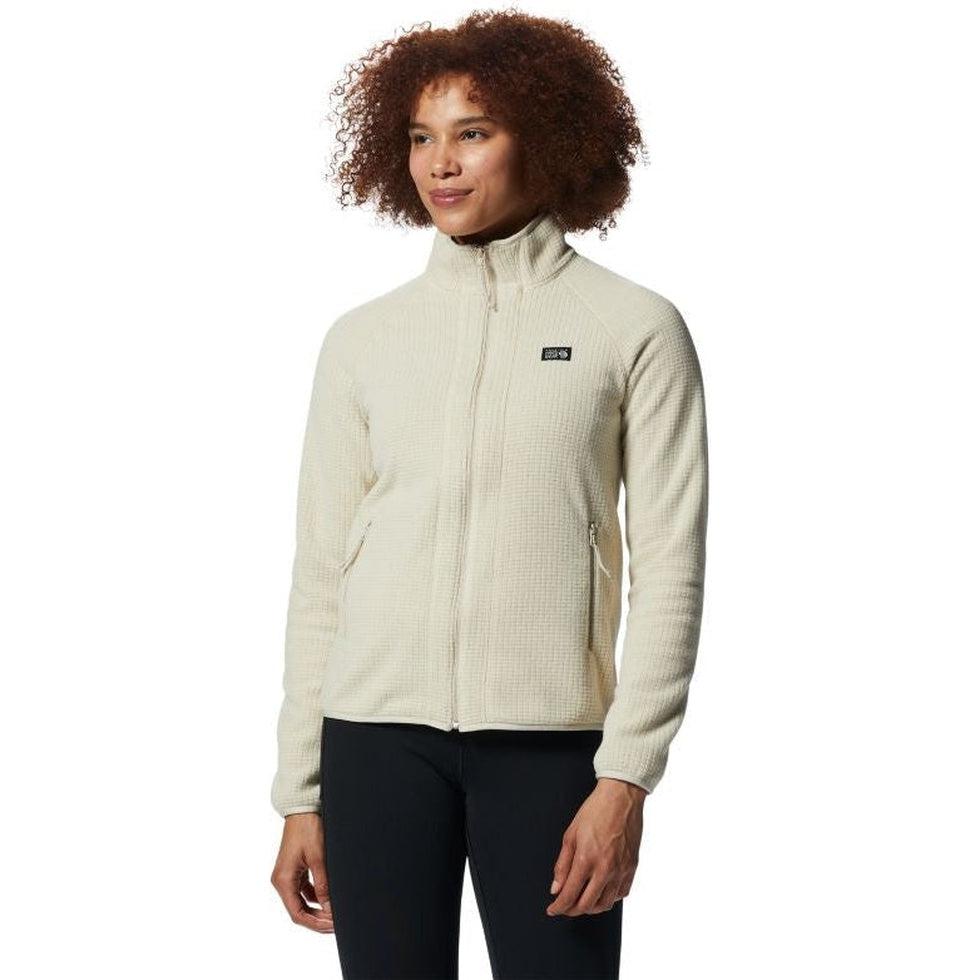 Women's Explore Fleece Jacket-Women's - Clothing - Tops-Mountain Hardwear-Wild Oyster-S-Appalachian Outfitters