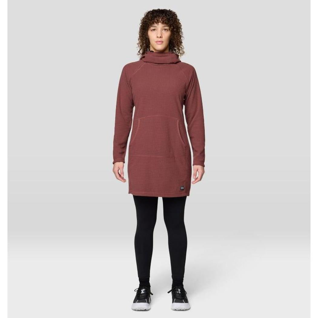 Mountain Hardwear Women's Summit Grid Dress-Women's - Clothing - Dresses-Mountain Hardwear-Bourbon Brown-S-Appalachian Outfitters