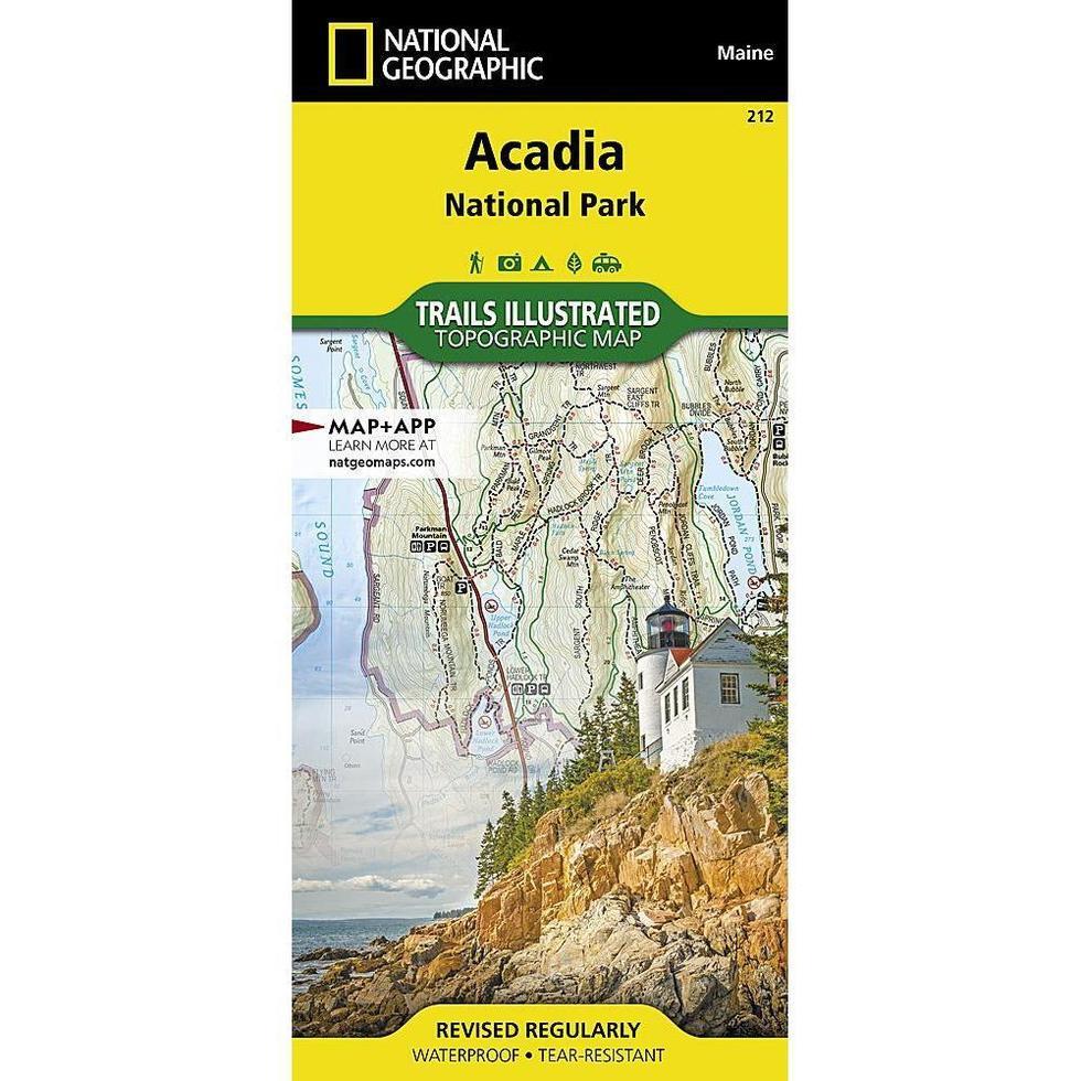 National Geographic-Trails Illustrated Acadia National Park Map-Appalachian Outfitters