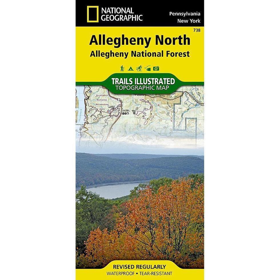 National Geographic-Trails Illustrated Allegheny North Map [Allegheny National Forest]-Appalachian Outfitters