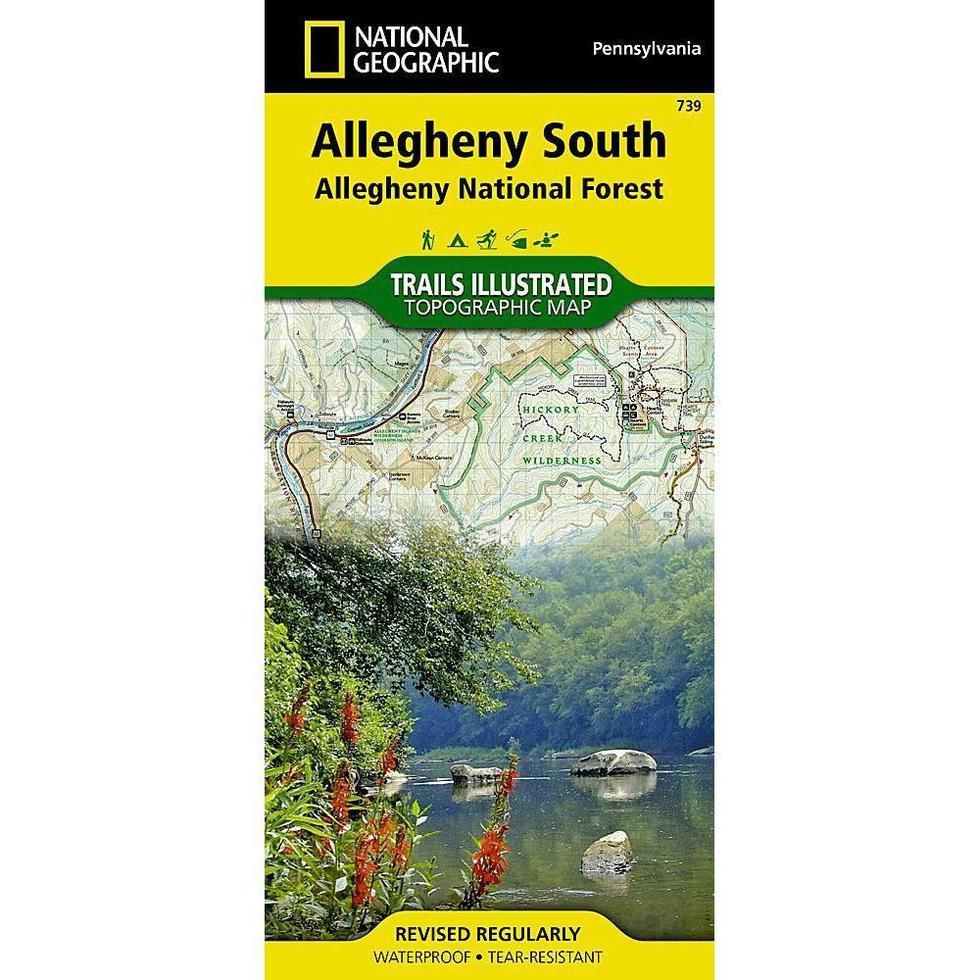 National Geographic-Trails Illustrated Allegheny South Map [Allegheny National Forest]-Appalachian Outfitters