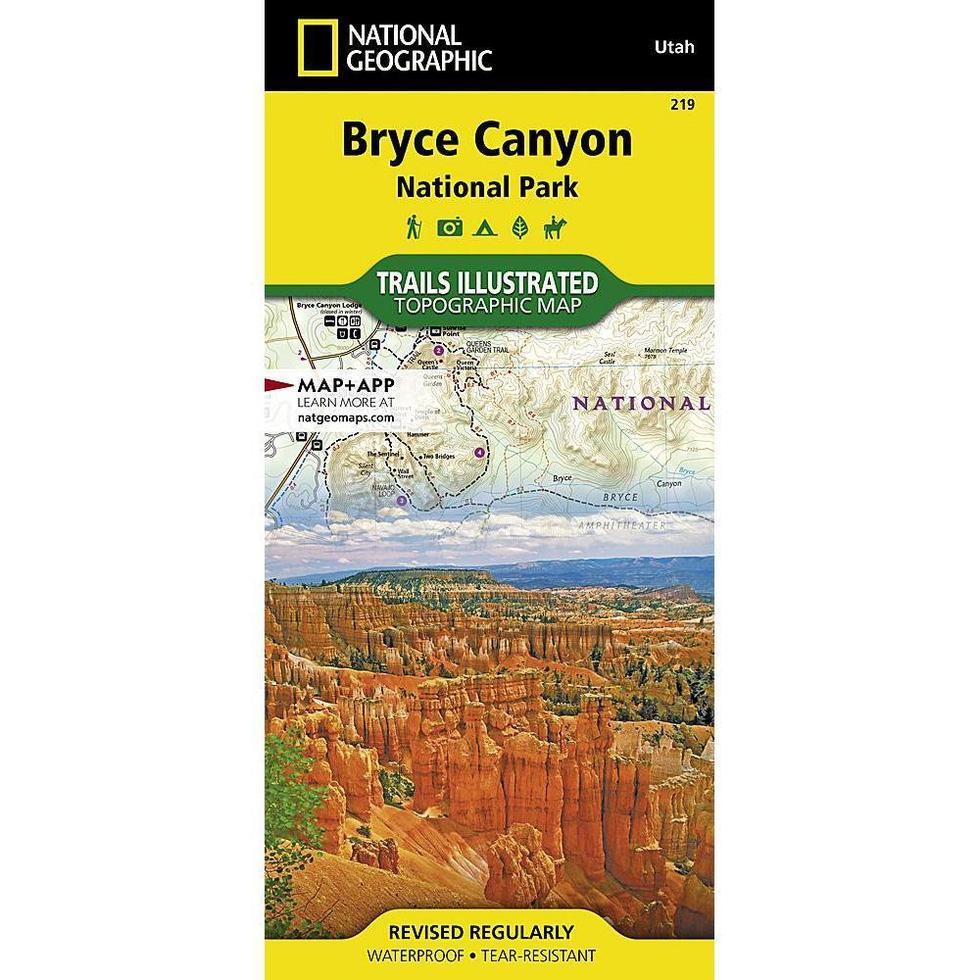 National Geographic-Trails Illustrated Bryce Canyon National Park Map-Appalachian Outfitters