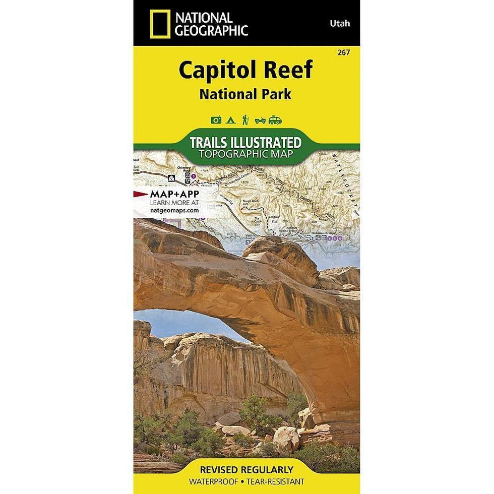 National Geographic-Trails Illustrated Capitol Reef National Park Map-Appalachian Outfitters