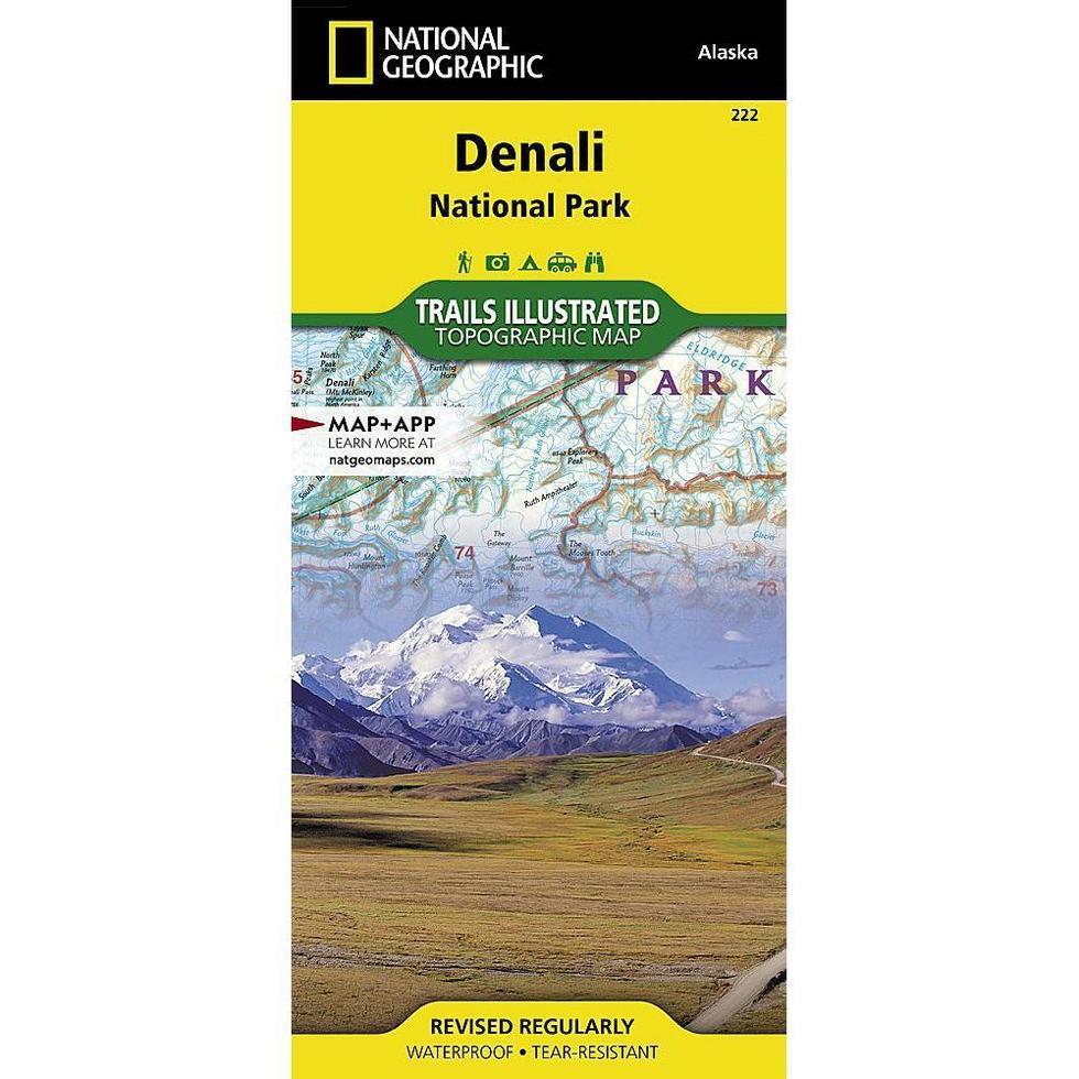 National Geographic-Trails Illustrated Denali National Park and Preserve Map-Appalachian Outfitters