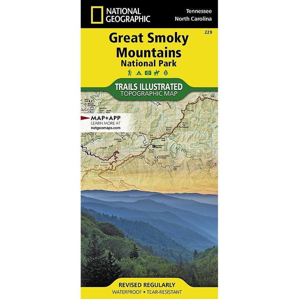National Geographic-Trails Illustrated Great Smoky Mountains National Park Map-Appalachian Outfitters