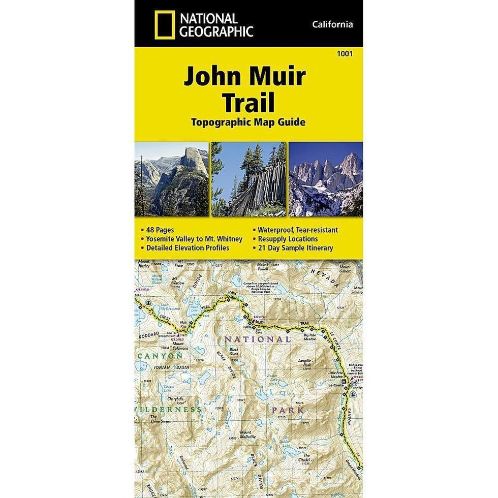 National Geographic-Trails Illustrated John Muir Trail Map-Appalachian Outfitters