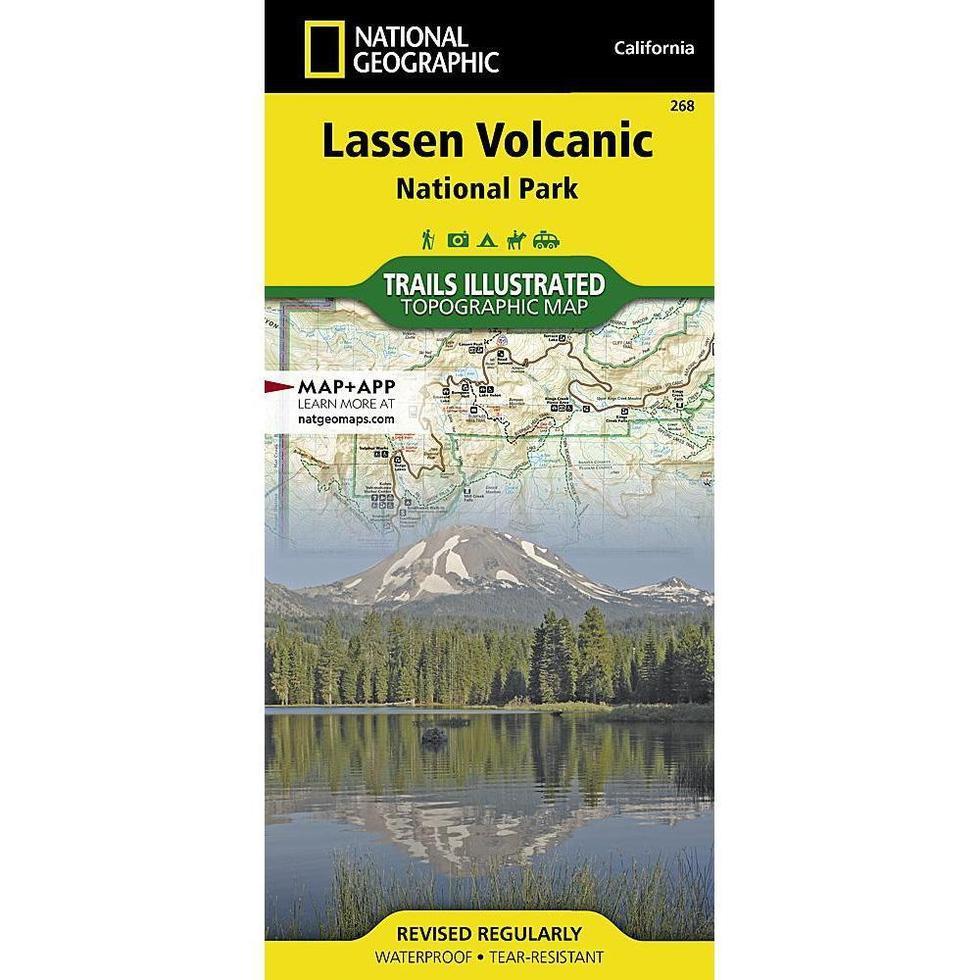 National Geographic-Trails Illustrated Lassen Volcanic National Park Map-Appalachian Outfitters