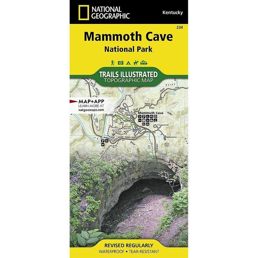 National Geographic-Trails Illustrated Mammoth Cave National Park Map-Appalachian Outfitters