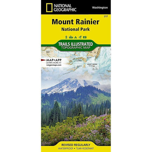 National Geographic-Trails Illustrated Mount Rainier National Park Map-Appalachian Outfitters
