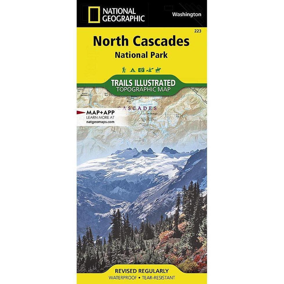 National Geographic-Trails Illustrated North Cascades National Park Map-Appalachian Outfitters