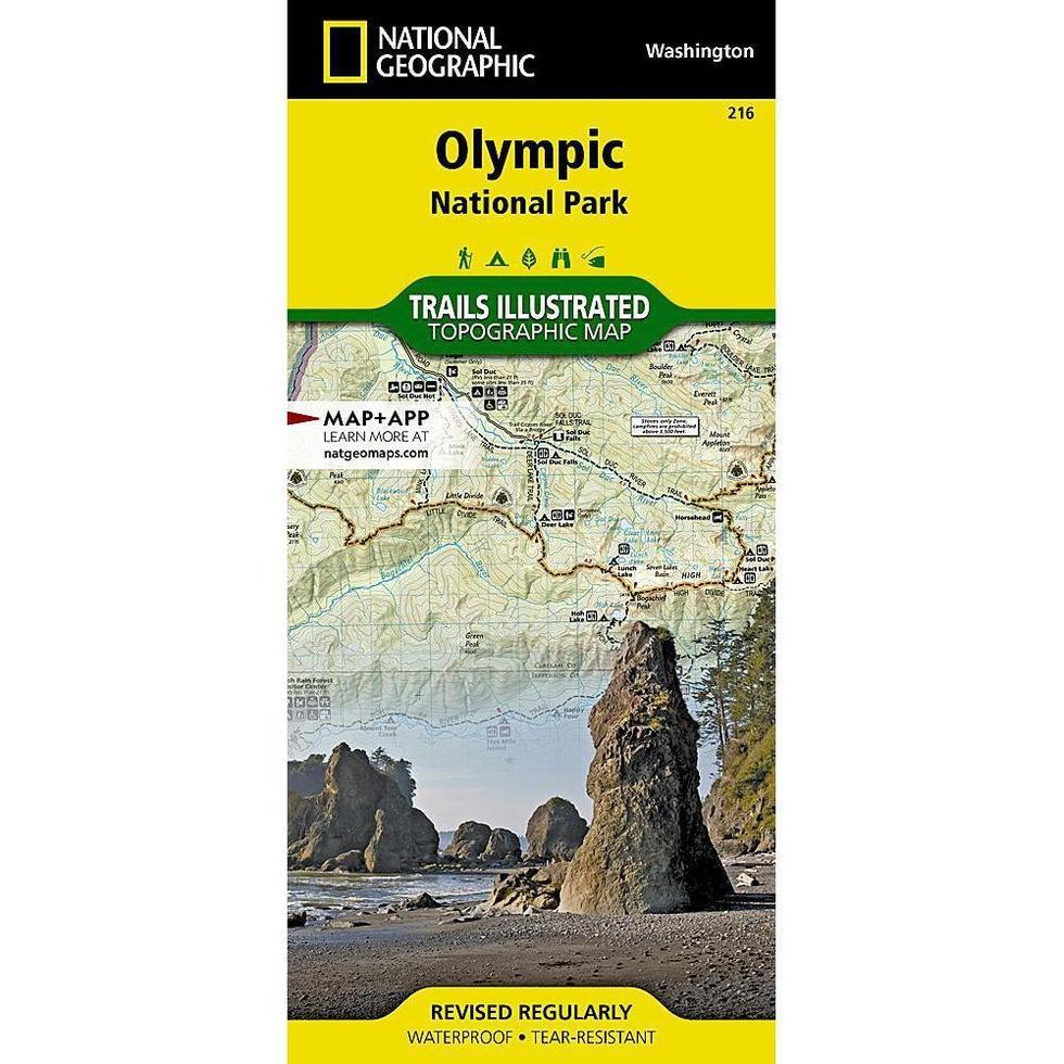 National Geographic-Trails Illustrated Olympic National Park Map-Appalachian Outfitters