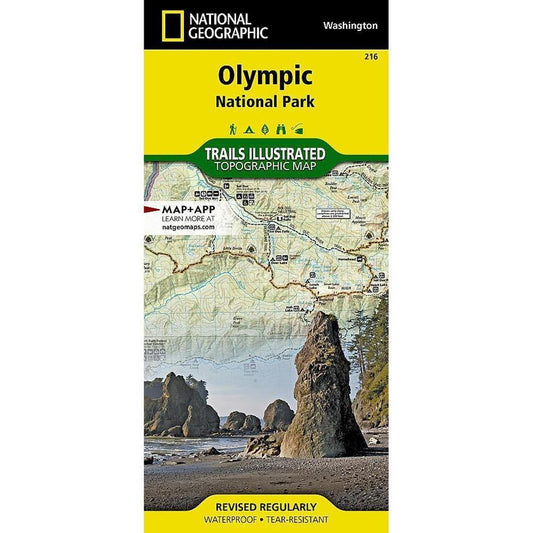 National Geographic-Trails Illustrated Olympic National Park Map-Appalachian Outfitters