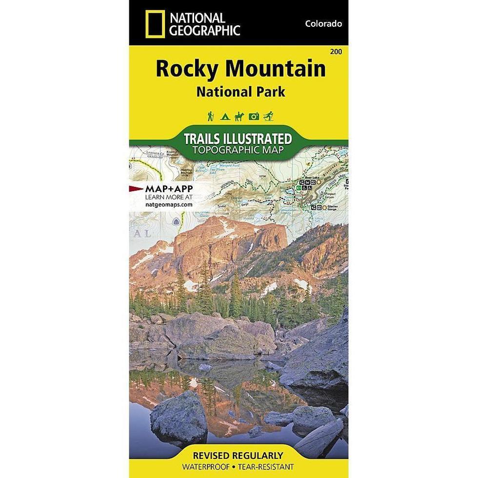 National Geographic-Trails Illustrated Rocky Mountain National Park Map-Appalachian Outfitters