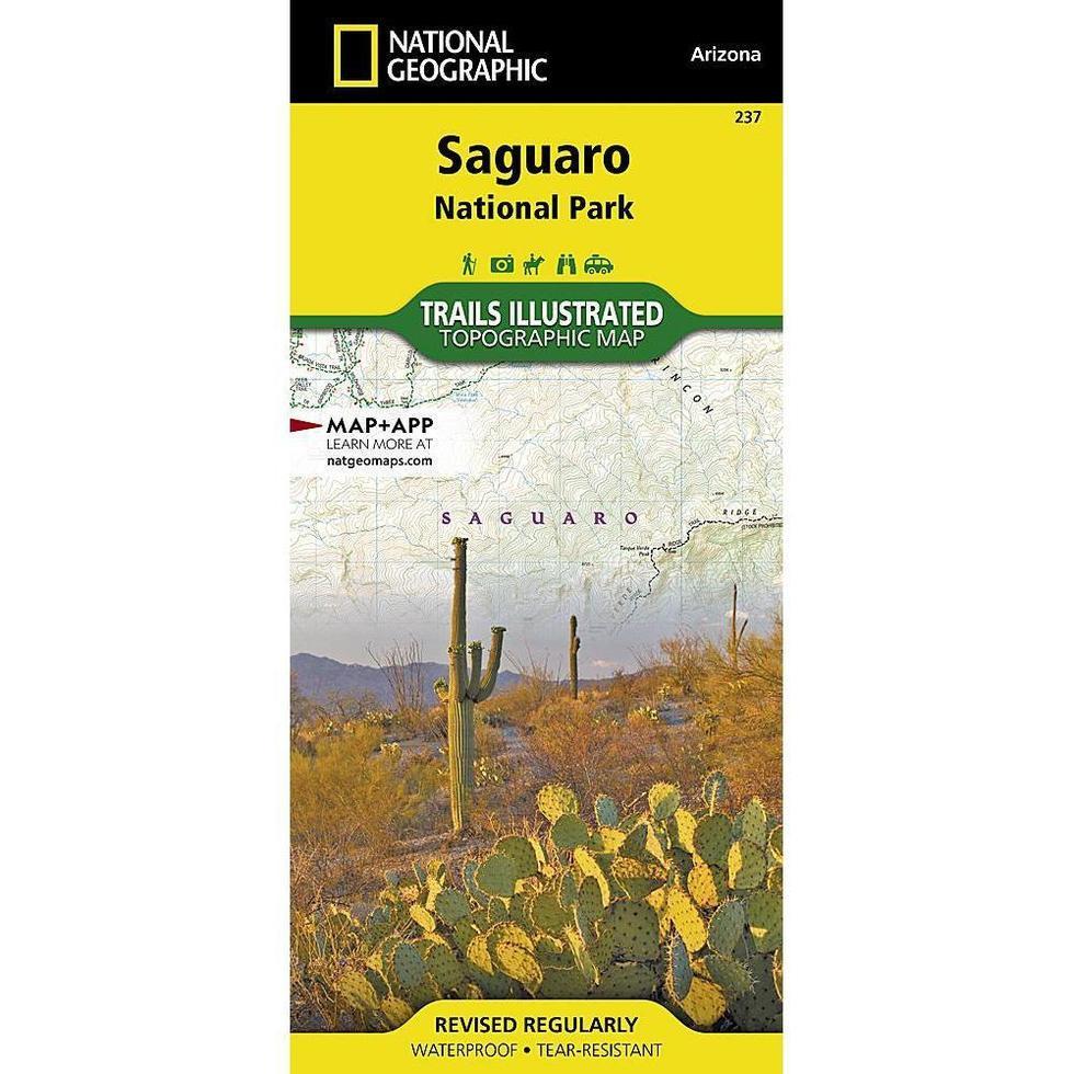 National Geographic-Trails Illustrated Saguaro National Park Map-Appalachian Outfitters