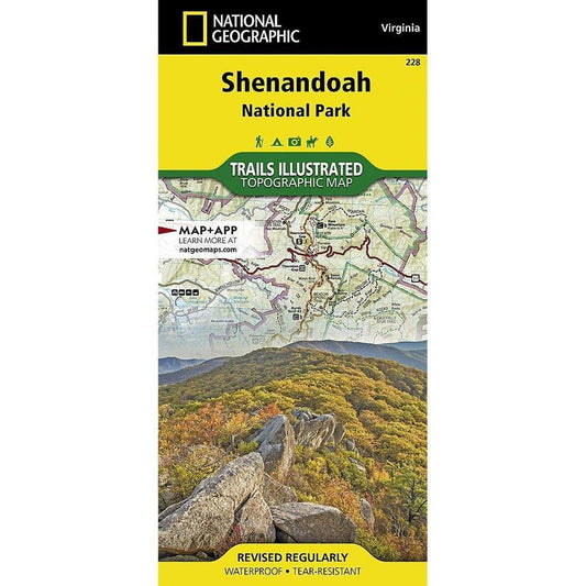 National Geographic-Trails Illustrated Shenandoah National Park Map-Appalachian Outfitters
