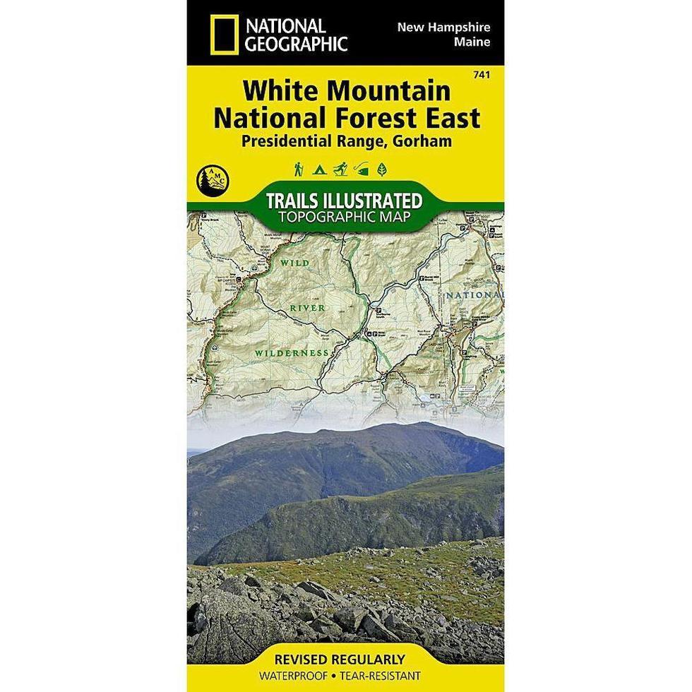 National Geographic-Trails Illustrated White Mountain National Forest East Map [Presidential Range, Gorham]-Appalachian Outfitters