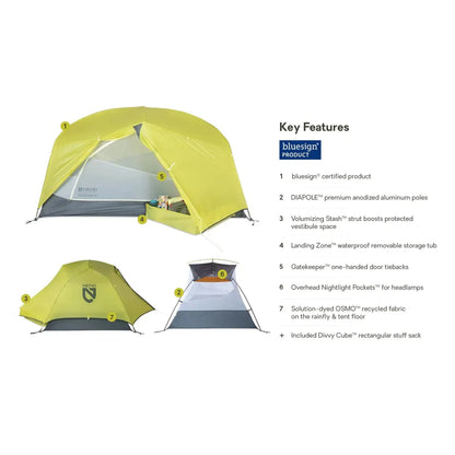 NEMO Dagger OSMO Lightweight Backpacking 2p Tent-Camping - Tents & Shelters - Tents-NEMO-Appalachian Outfitters